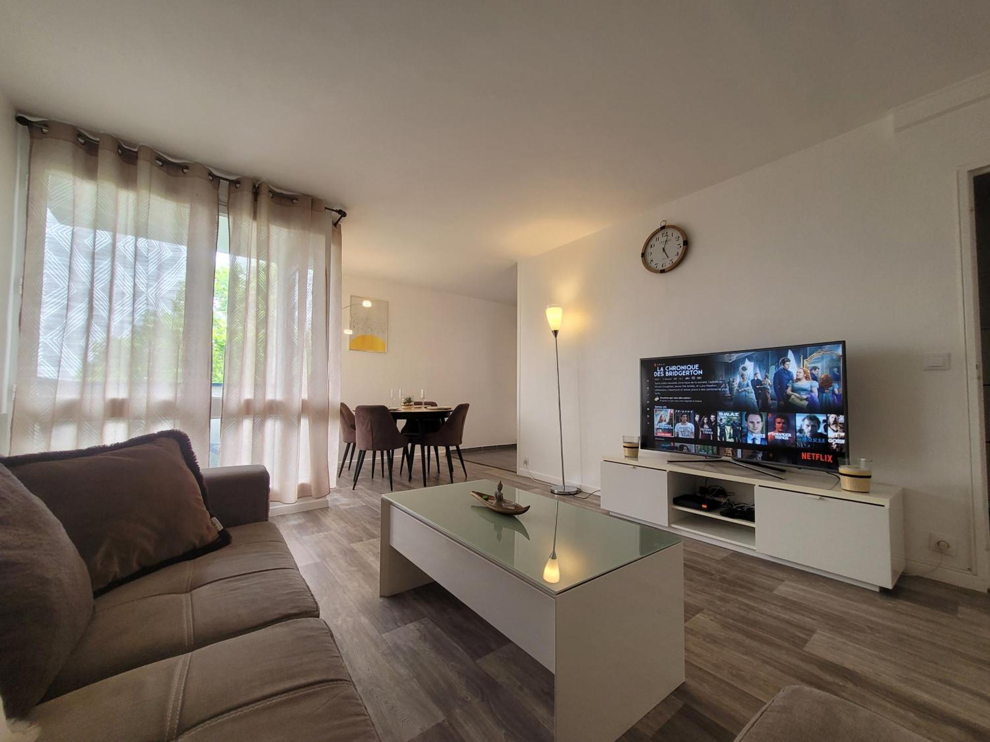 Parisian Retreat Pour 5 Personnes - 12 Min De Paris - Proche Gare Lägenhet Deuil-la-Barre Exteriör bild